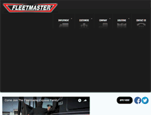 Tablet Screenshot of fleetmasterexpress.com
